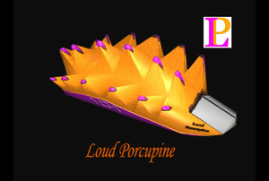 3d model loud porcupine