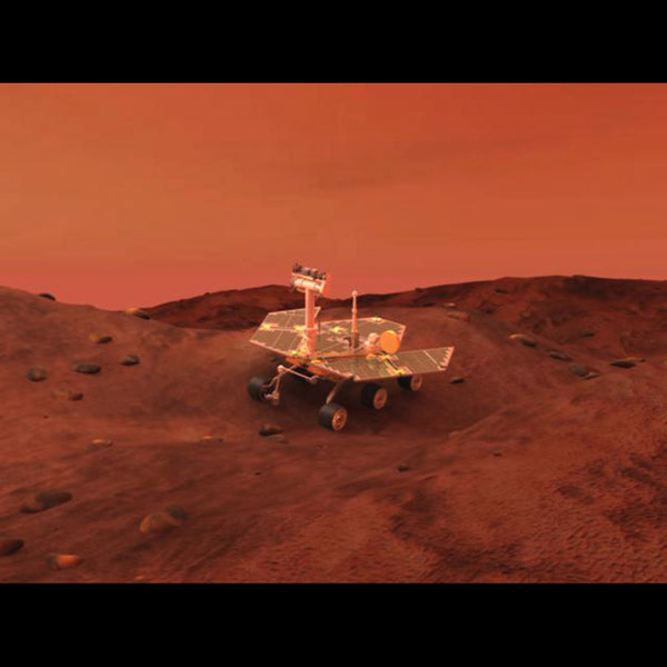 surface mars landscape 3d model