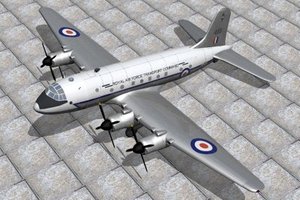 3d handley page hastings freighter model