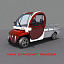 battery-electric vehicle gem car 3d model