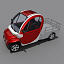 battery-electric vehicle gem car 3d model