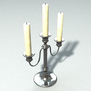 candlestick candle 3ds
