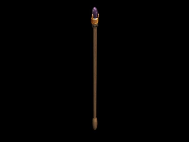 free staff magius 3d model