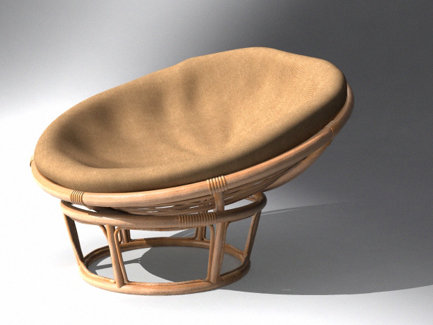 Pier Papasan Chair Furniture 3d Model