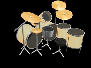 3d model drum kit