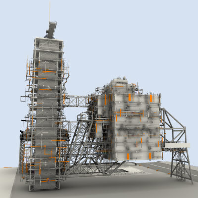 3d Model Of Space Shuttle Launch Tower