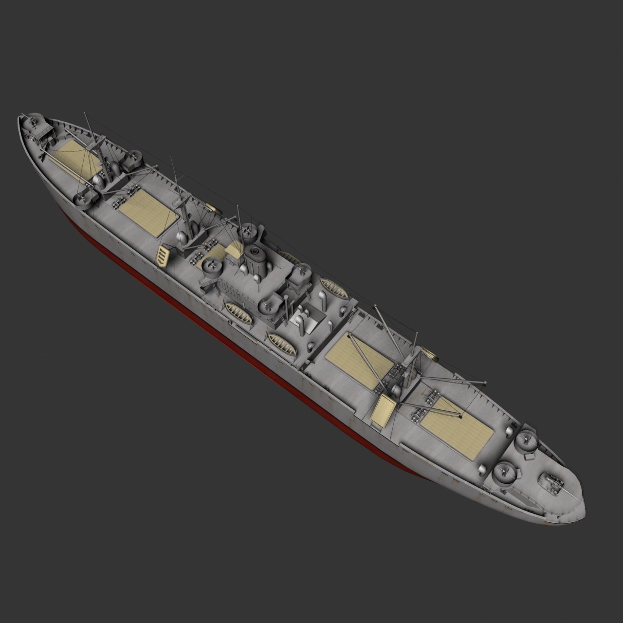 Liberty Ships Vessels 3d Model