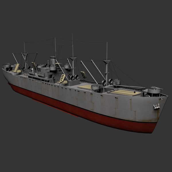 Liberty Ships Vessels 3d Model