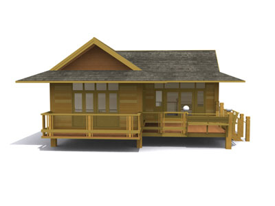 thai house 02 3d model