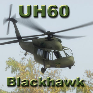 3d uh60l blackhawk helicopter model