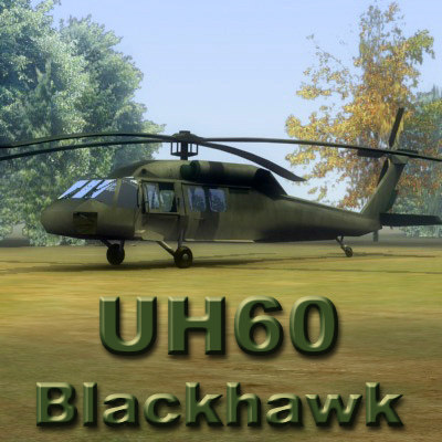 3d uh60l blackhawk helicopter model