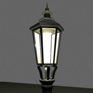 street lamp prague 3ds