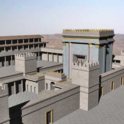 herod temple 3d model