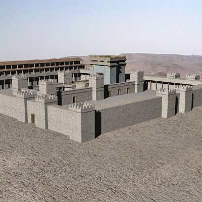 herod temple 3d model