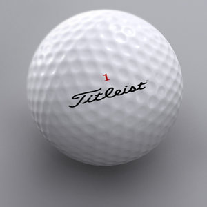 golf ball 2 3d model