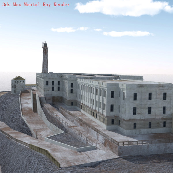 alcatraz island 3d model