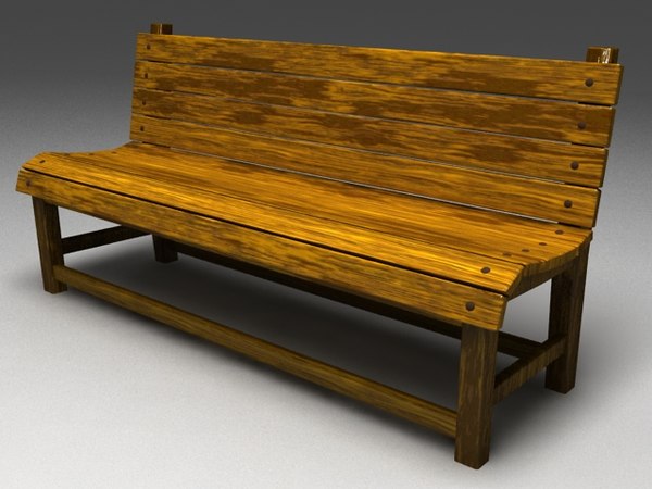 outdoor wooden bench max