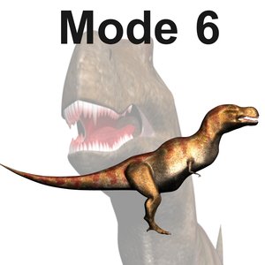 tyrannosaurus mode 6 3d model