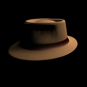 Free 3d Hat Models Turbosquid - cordovan hat in roblox