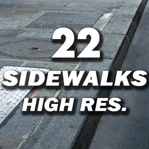 22 sidewalks resolution 3d model
