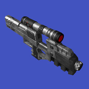 3d model magnum pistol