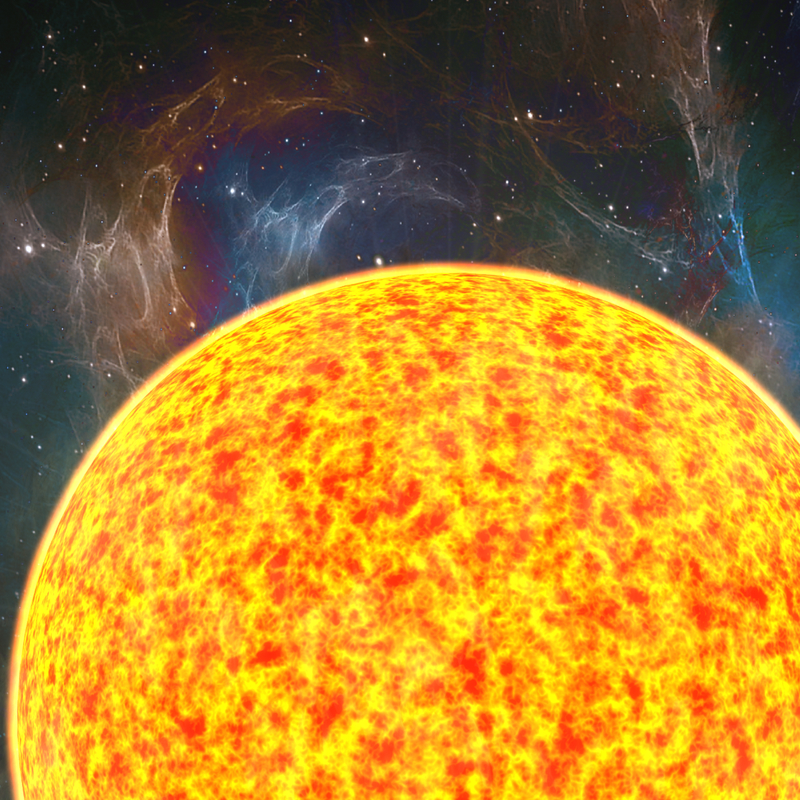 3d boiling star sun model