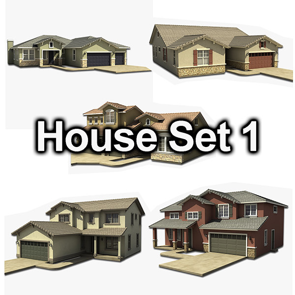 house set 3ds