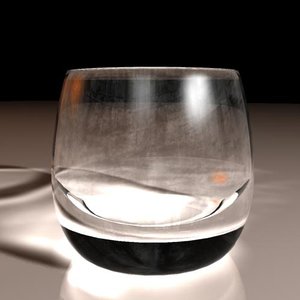 free scotch glass 3d model