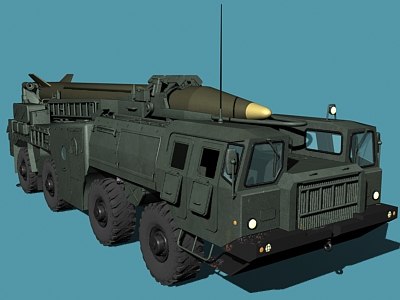 Scud Scud-b Ss-1c 3d Model