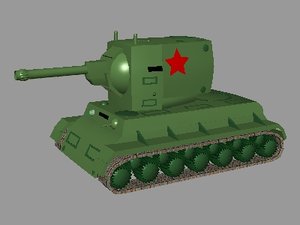 kv-2 russian tank 3ds free
