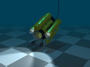 3ds remotely operated exploration vehicle