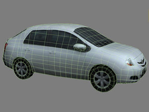 polys cars 3d model