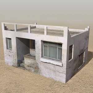 arab houses 3d model
