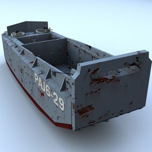 Landing Craft 3d Models For Download Turbosquid - landing craft free roblox