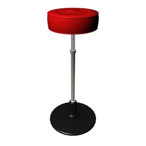 bar stool no1 3d model