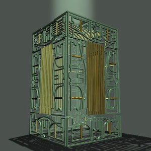 cage 3d 3ds