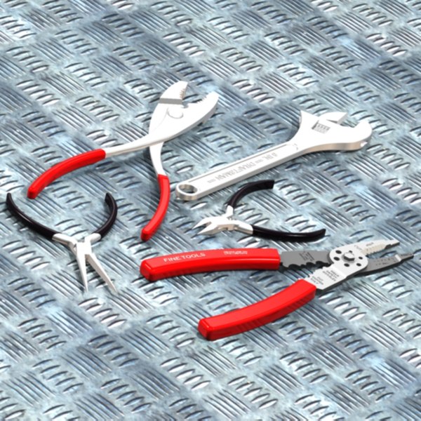 3d basic tools crescent wrench