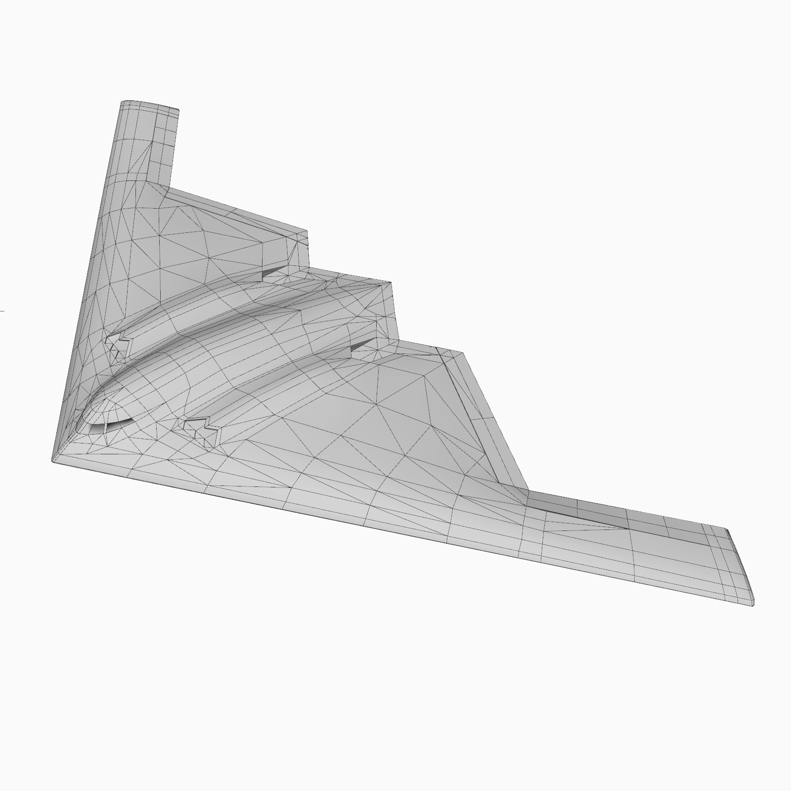 northrop b-2 spirit stealth bomber 3d model