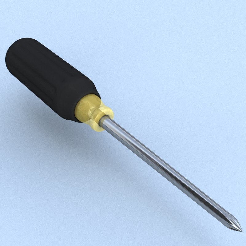 3ds max philips straight blade screwdrivers