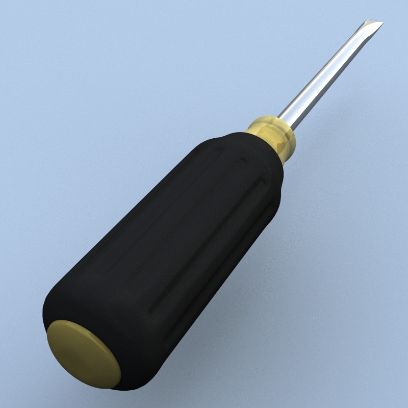 3ds max philips straight blade screwdrivers