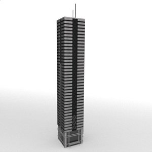 3d skyscraper sky scraper