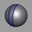 leather cricket ball 3d model