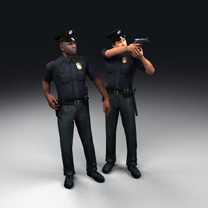3d policemen beretta 92f model