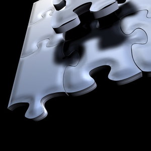 puzzle pieces 3d model