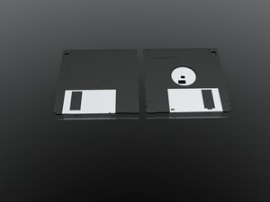floppy disk 3d model