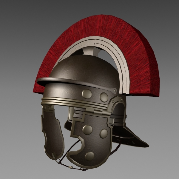 3d model roman centurion helmet.