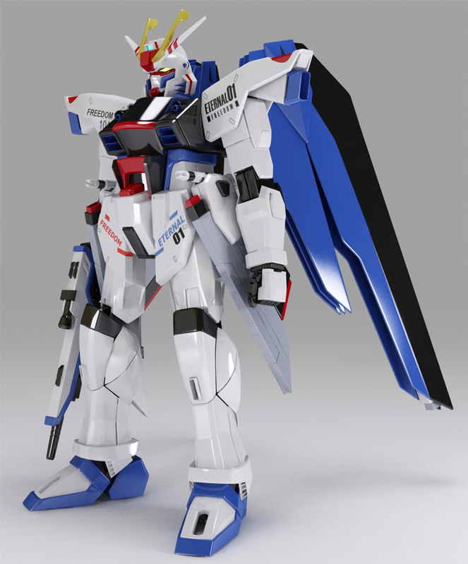 3d model gundam