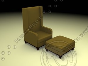 3d arm chair model