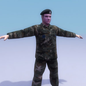 police games military 3d model