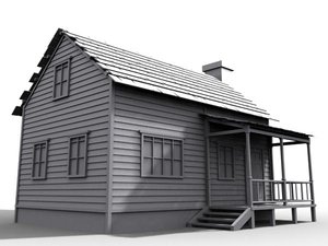 3d farm house model